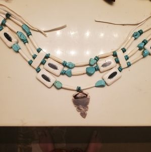 Handmade Native American choker